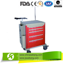 Medical Emergency Trolley with CPR Board